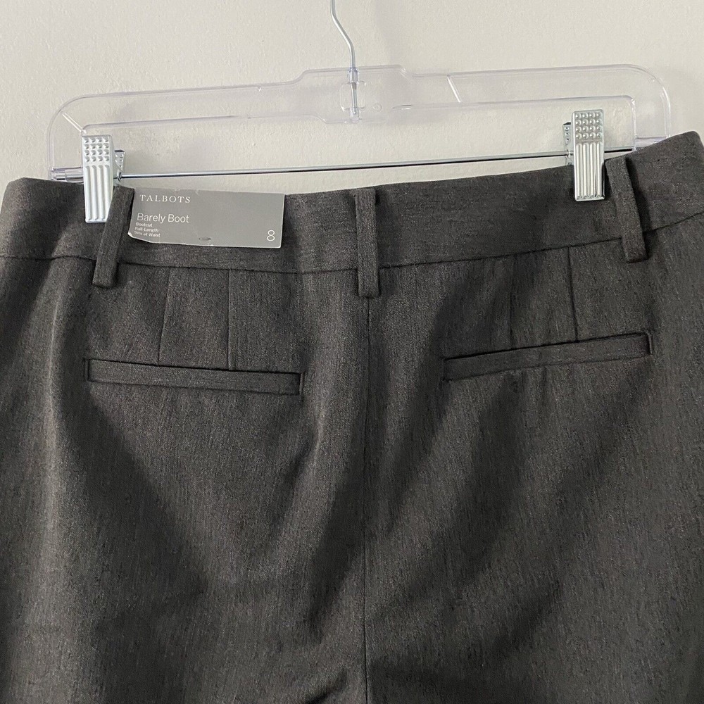 Talbots Barely Boot Dark Gray Bootcut Pants Size … - image 5